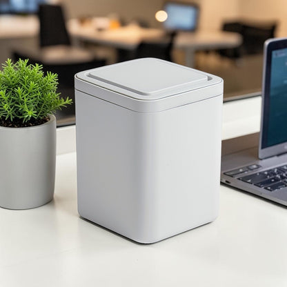 Dind Smart Sensor Desktop Trash Can - 4L Touchless Automatic Waste Bin for Office & Home