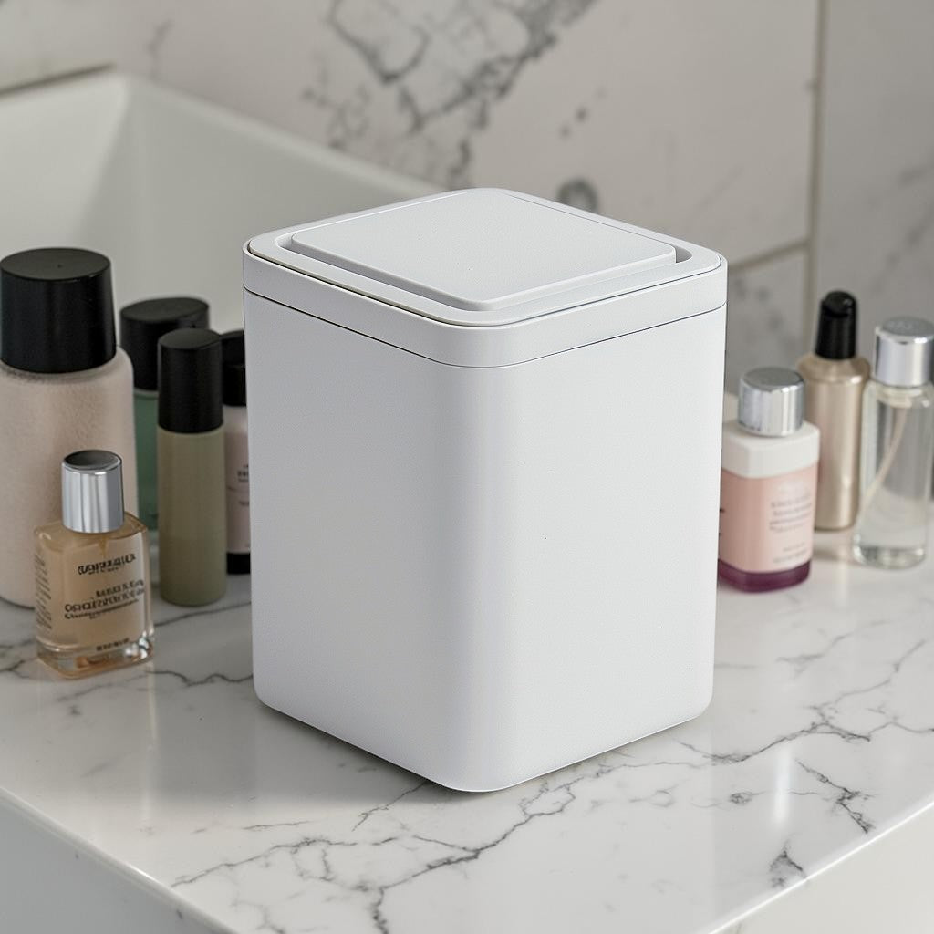 Dind Smart Sensor Desktop Trash Can - 4L Touchless Automatic Waste Bin for Office & Home